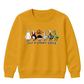 Hilarious costumed geese line Halloween Kids Sweatshirt