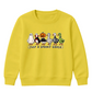 Hilarious costumed geese line Halloween Kids Sweatshirt