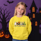 Hilarious costumed geese line Halloween Kids Sweatshirt
