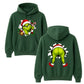 Hilarious double-sided character Christmas Unisex Hoodie