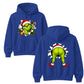 Hilarious double-sided character Christmas Unisex Hoodie