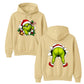 Hilarious double-sided character Christmas Unisex Hoodie