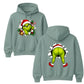 Hilarious double-sided character Christmas Unisex Hoodie