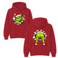 Hilarious double-sided character Christmas Unisex Hoodie