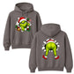 Hilarious double-sided character Christmas Unisex Hoodie