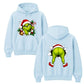 Hilarious double-sided character Christmas Unisex Hoodie