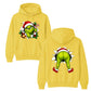 Hilarious double-sided character Christmas Unisex Hoodie