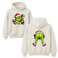 Hilarious double-sided character Christmas Unisex Hoodie