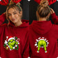 Hilarious double-sided character Christmas Unisex Hoodie