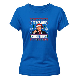 Hilarious iconic TV quote graphic Christmas Ladies T-Shirt