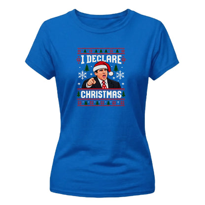 Hilarious iconic TV quote graphic Christmas Ladies T-Shirt