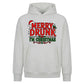 Hilarious Merry Drunk Drinking Christmas Oversized Hoodie