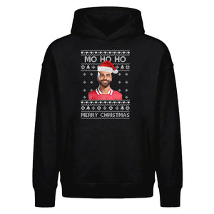 Hilarious Mo Ho Ho Football Christmas Oversized Hoodie