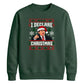 Hilarious office show quote Christmas Unisex Sweatshirt