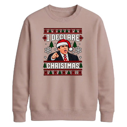 Hilarious office show quote Christmas Unisex Sweatshirt