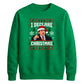 Hilarious office show quote Christmas Unisex Sweatshirt