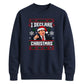 Hilarious office show quote Christmas Unisex Sweatshirt