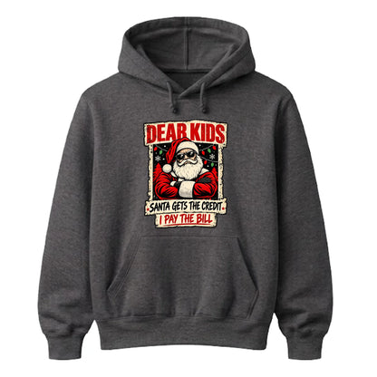 Hilarious parent joke pays bill Christmas Unisex Hoodie