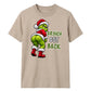 Hilarious rear view text graphic Christmas Unisex T-Shirt
