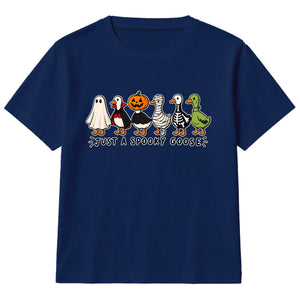 Hilarious spooky goose costumes Halloween Kids T-Shirt