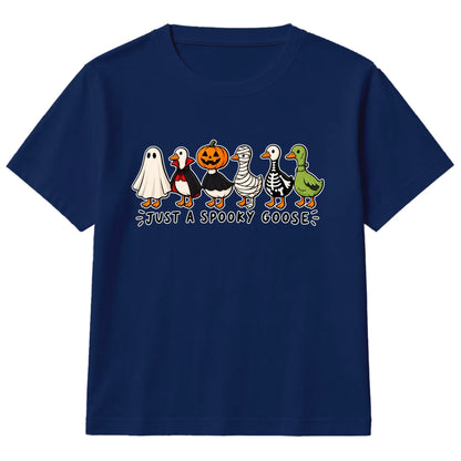 Hilarious spooky goose costumes Halloween Kids T-Shirt