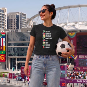 Honor Portugal football tournament Ladies Fit t-shirt