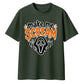 Horror ghost face mask graphic Halloween Oversized t-shirt