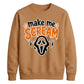 Horror mask scream quote print Halloween Unisex Sweatshirt