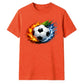 Hot Flame Ice Wave football tournament unisex t-shirt