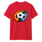 Hot Flame Ice Wave football tournament unisex t-shirt