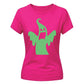 Howling spectre graphic Glow in the Dark Ladies T-Shirt