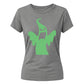 Howling spectre graphic Glow in the Dark Ladies T-Shirt