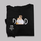 Custom Sketch Embroidered Photo Hoodie, Personalised Faceless Portrait Sketch Hoody, Daddy Matching Birthday Tops , Fathers Day Gift for Dad