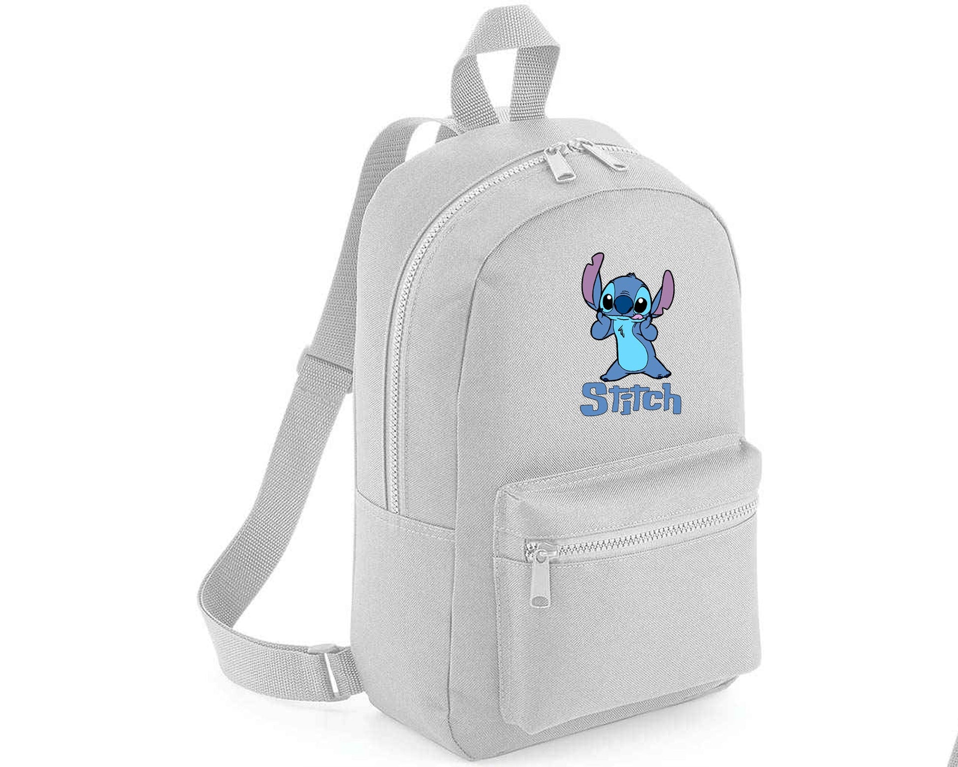 Stitch Backpack, Lilo & Stitch Printed Design Gift Bag for Boys & Girls, Front Zip Pocket School Bagpack M8404