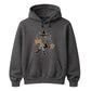 Humorous bad witch quote graphic print Halloween hoodie