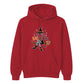 Humorous bad witch quote graphic print Halloween hoodie