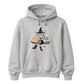 Humorous bad witch quote graphic print Halloween hoodie