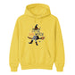 Humorous bad witch quote graphic print Halloween hoodie