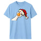 Humorous curious goose graphic Christmas Unisex T-Shirt