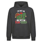 Humorous Fun Sized Elf Quote Christmas Oversized Hoodie