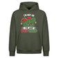Humorous Fun Sized Elf Quote Christmas Oversized Hoodie