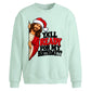 Humorous jesus birthday quote Christmas Oversized Sweatshirt