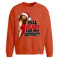 Humorous jesus birthday quote Christmas Oversized Sweatshirt