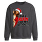 Humorous jesus birthday quote Christmas Oversized Sweatshirt