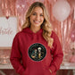 Alternative Skeleton Emblem Graphic Bride & Groom Unisex Hoodie