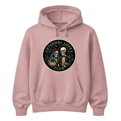 Alternative Skeleton Emblem Graphic Bride & Groom Unisex Hoodie
