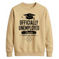 Humorous Officially Unemployed School Leavers sweatshirt