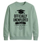 Humorous Officially Unemployed School Leavers sweatshirt