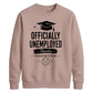 Humorous Officially Unemployed School Leavers sweatshirt