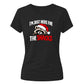 Humorous raccoon snacks quote Christmas Ladies T-Shirt